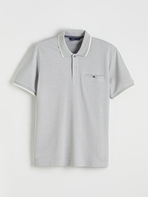 LCWAIKIKI Classic Polo Yaka Desenli Erkek Tişört - S65971Z8-YRY