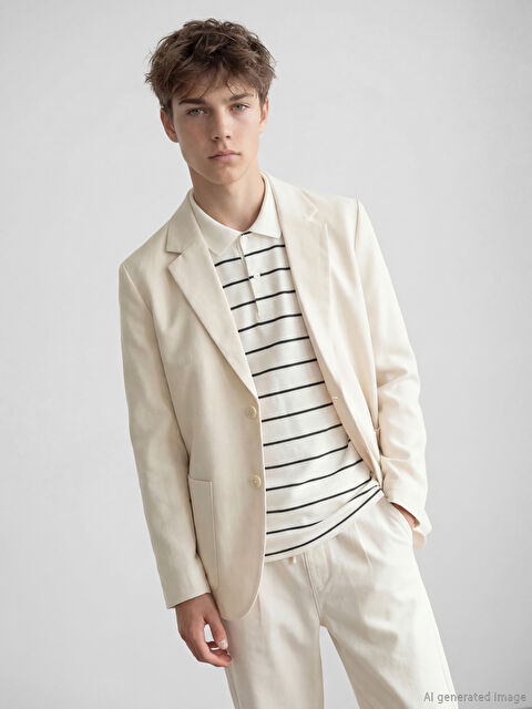 LCW Kids Erkek Çocuk Blazer Ceket - S65973Z4-FT0