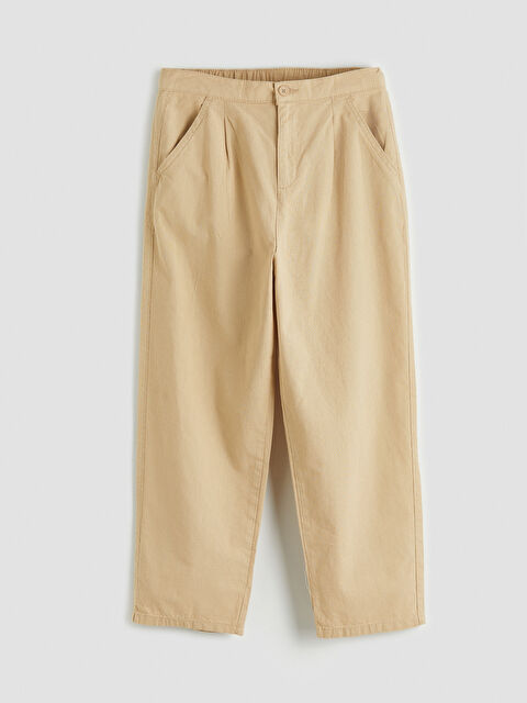 LCW Kids Keten Karışımlı Pileli Erkek Çocuk Pantolon - S65984Z4-FKU