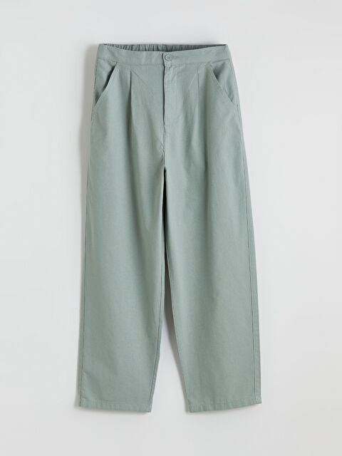 LCW Kids Keten Karışımlı Pileli Erkek Çocuk Pantolon - S65984Z4-GDA