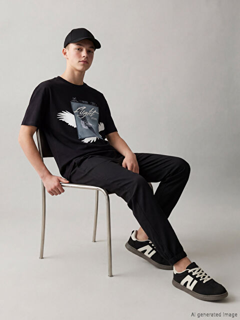 LCW Kids Beli Lastikli Erkek Çocuk Jogger Pantolon