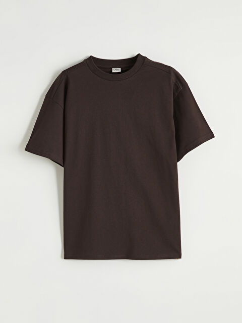 LCW Kids Bisiklet Yaka Basic Erkek Çocuk Tişört - S66028Z4-HNM