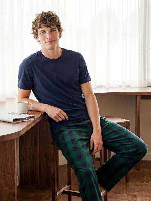 LC WAIKIKI Standart Kalıp Ekose Erkek Pijama Alt - S66051Z8-LRR