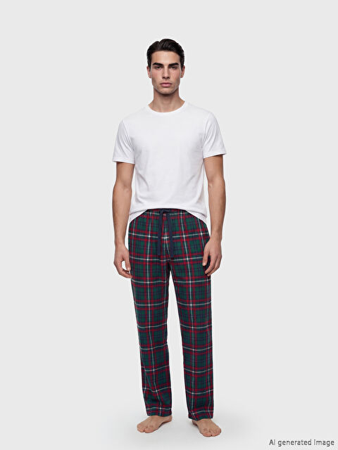 LC WAIKIKI Regular Fit Plaid Men's Pyjama Bottoms