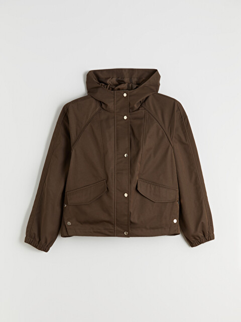 ちゃんカワ LCW Vision Kapüşonlu Oversize Kadın Yağmurluk - S66081Z8-DJ7 | LCW