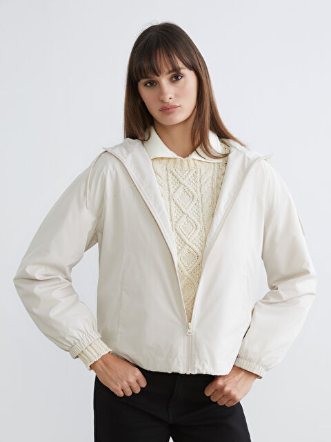 LCW Vision پالتۆی بەرباران بێجی ژن - S66084Z8-VL2