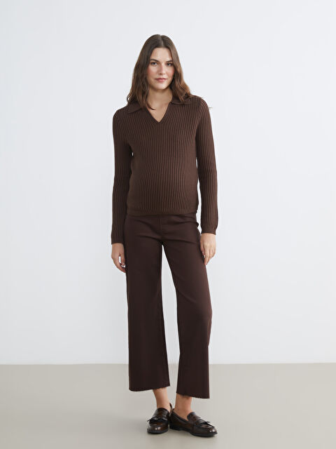 LCWAIKIKI Maternity Karın Panelli Straight Fit Hamile Jean Pantolon - S66093Z8-HCN