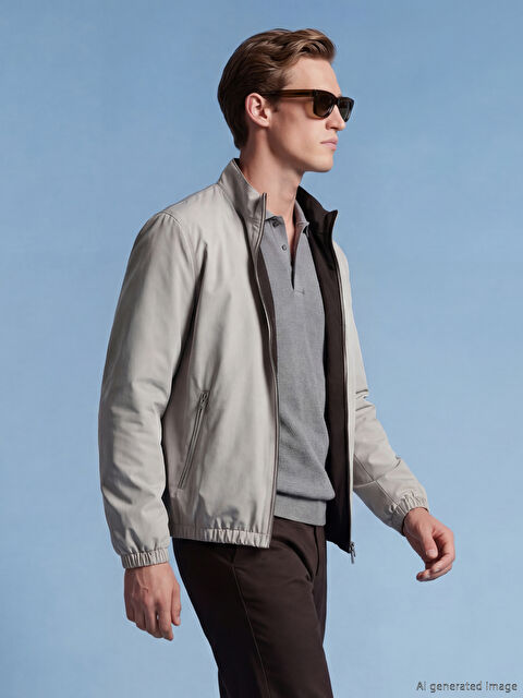 SOUTHBLUE Standart Kalıp Dik Yaka Erkek Mont - S66143Z8-S0L