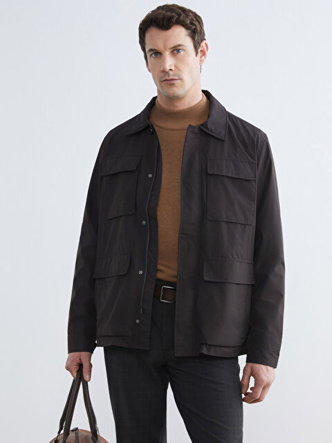 SOUTHBLUE Standart Kalıp Gömlek Yaka Erkek Mont - S66156Z8-YD6