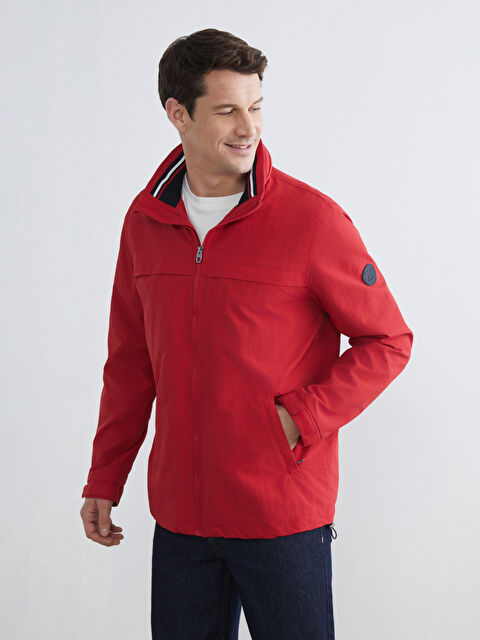 SOUTHBLUE Standart Kalıp Kapüşonlu Erkek Yağmurluk - S66164Z8-Q94