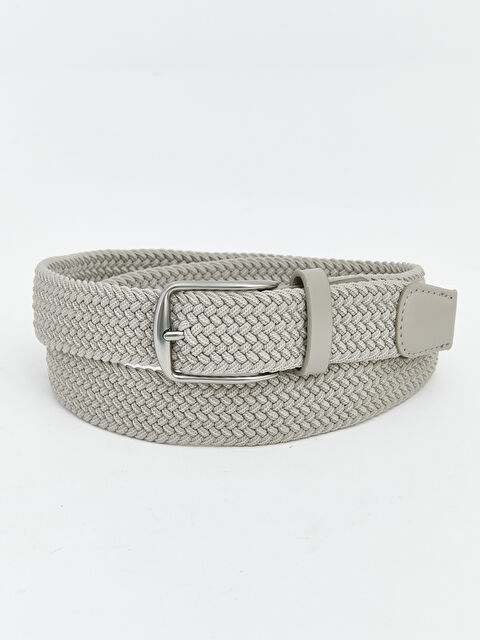 LCW ACCESSORIES Örgü Desenli Erkek Kemer