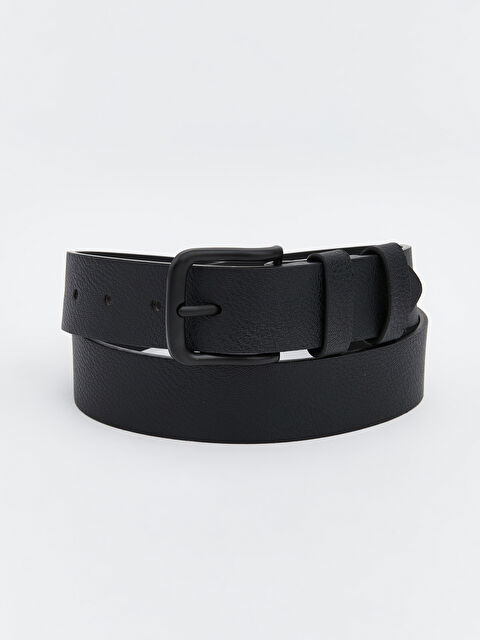 LCW ACCESSORIES Deri Görünümlü Erkek Kemer - S66209Z8-HUC