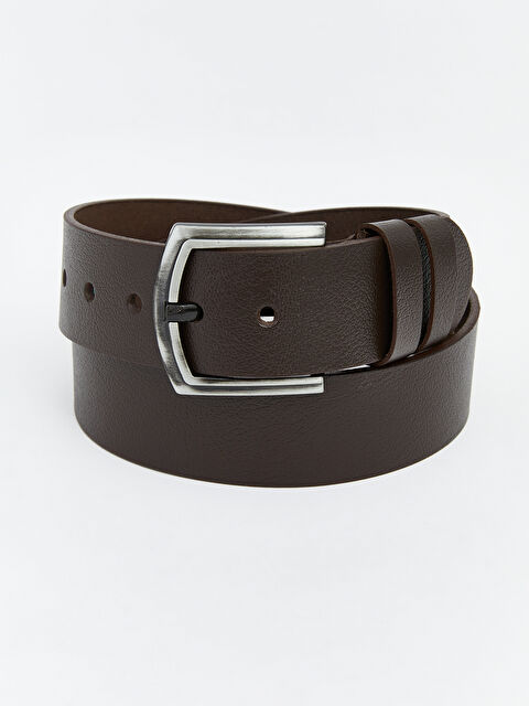 LCW ACCESSORIES Deri Görünümlü Erkek Kemer  - S66210Z8-HCJ