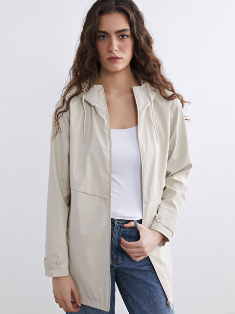 LCW Vision Дамски дъждобран с качулка - S66247Z8-VL2