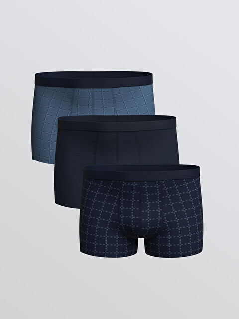LC WAIKIKI Standart Kalıp Pamuklu Esnek  Erkek Boxer3'lü - S66310Z8-LSJ