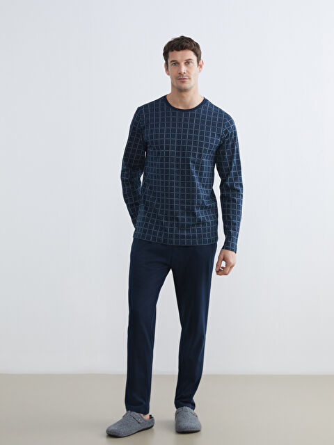 LC WAIKIKI TAMNO PLAVA Pidžama komplet Muškarac - S66318Z8-LSJ