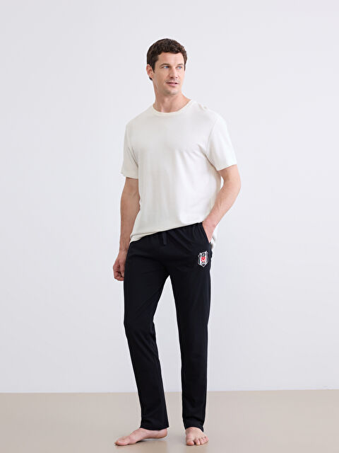 LC WAIKIKI Standart Kalıp Beşiktaş Baskılı Erkek Pijama Alt