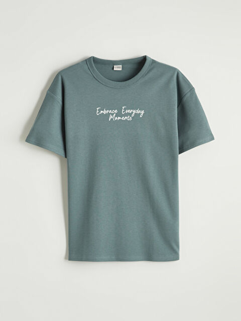 LCW Kids Printed Tee for the Young Gentleman - S66361Z4-H7V