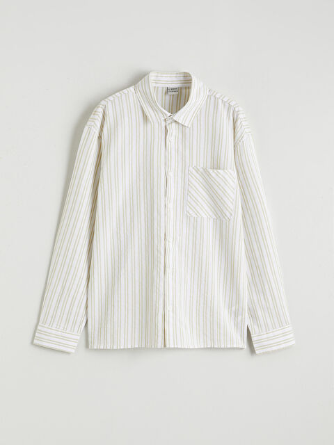 LCW Kids Striped Shirt for the Young Gentleman - S66370Z4-LGD