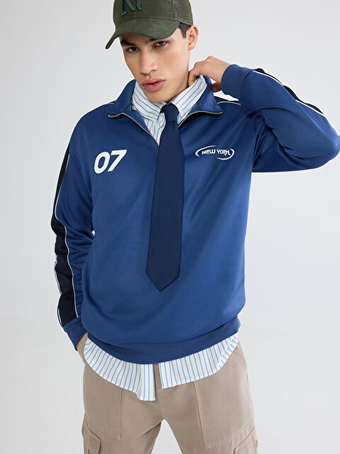 XSIDE New York Baskılı Erkek Sweatshirt - S66391Z8-14T