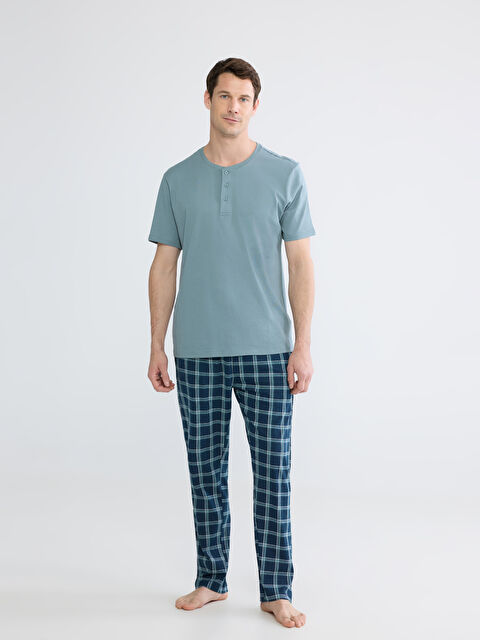 LC WAIKIKI Standart Kalıp Erkek Pijama Takımı - S66431Z8-LSJ