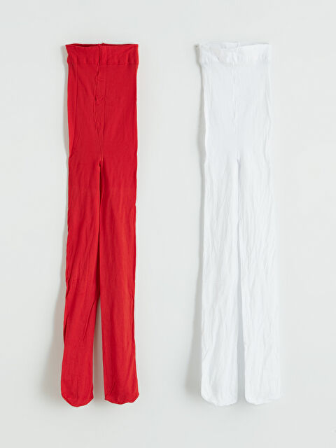 LCW Kids Kız Çocuk İnce Külotlu Çorap 2'li - S66479Z4-HMW