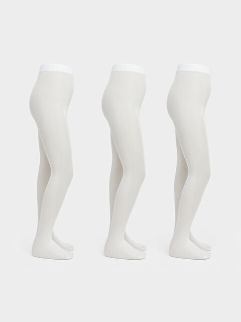 LCW Kids Kız Çocuk İnce Külotlu Çorap 3'lü - S66483Z4-FFB