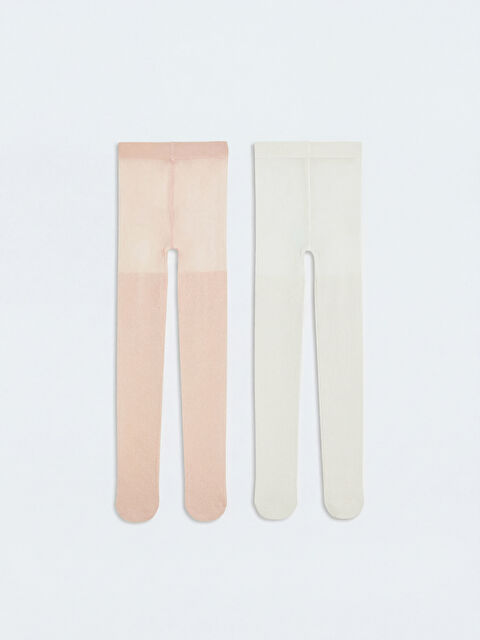 LCW Kids Simli Kız Çocuk İnce Külotlu Çorap 2'li