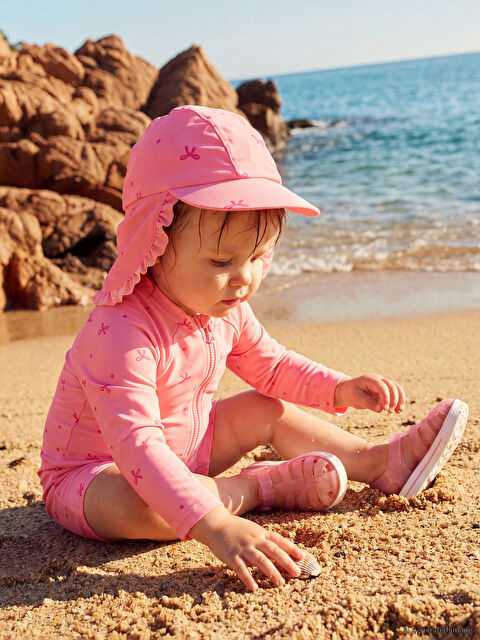 LCW STEPS Cırt Cırtlı Kız Bebek Sandalet