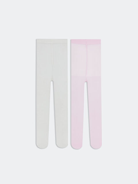 LCW Kids İnce Kız Çocuk Külotlu Çorap 2'li - S66576Z4-FDU