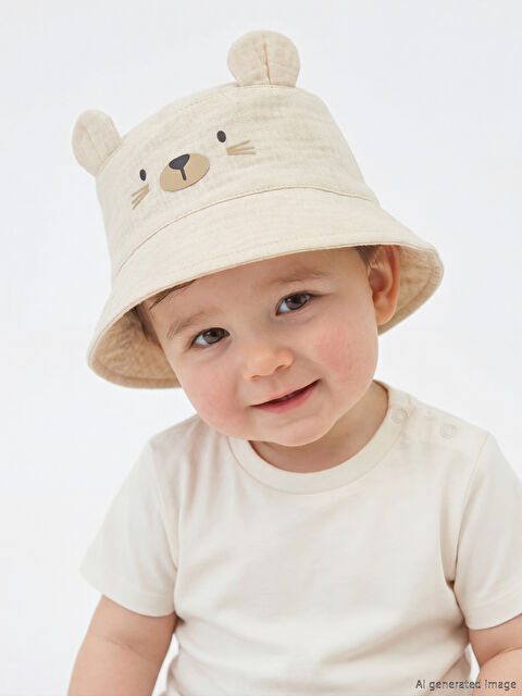 LCW baby Animal-Themed Baby Boy's Cap - S66644Z1-YMU