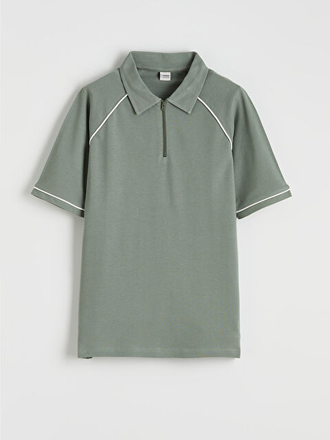 LCW Kids Polo Yaka Erkek Çocuk Tişört - S66695Z4-GN2