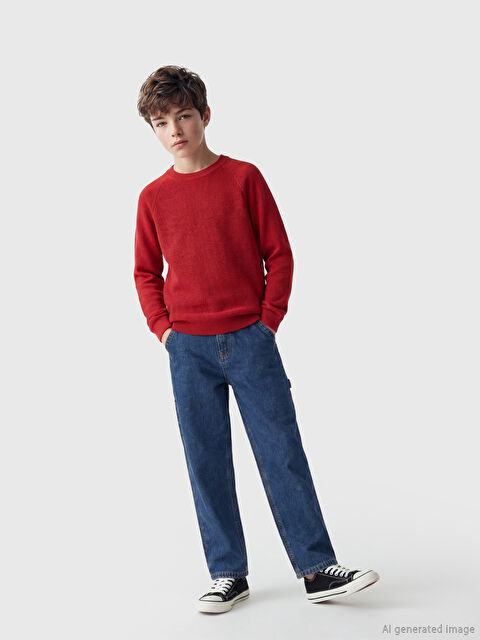 LCW Kids Loose Fit Erkek Çocuk Jean Pantolon - S66753Z4-309