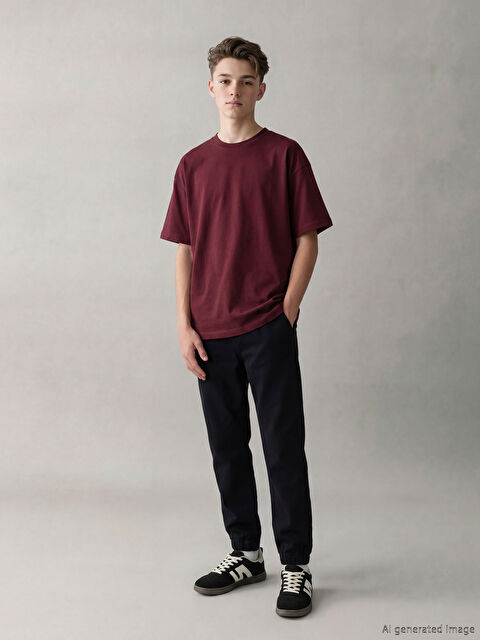 LCW Kids Beli Lastikli Erkek Çocuk Jogger Jean Pantolon