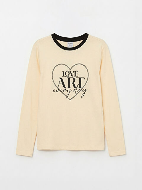 LCW Kids Қыздар сары Футболка - S66825Z4-ZS3