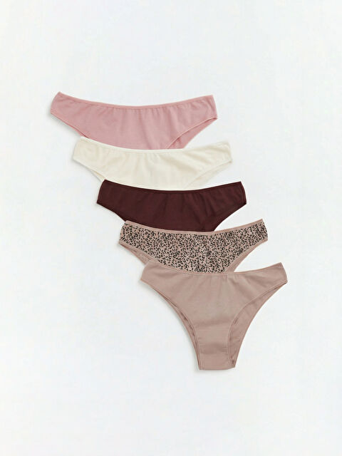 LCW DREAM Leopar Desenli Brazilian Külot 3'lü	 - S66850Z8-LQY