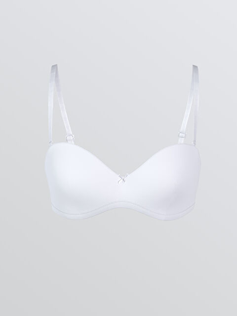 LCW DREAM حمالة صدر بدون حمالات أبيض امرأة