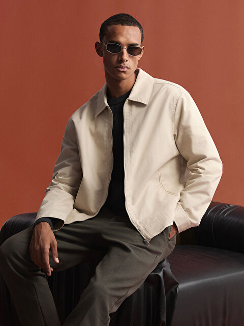 LCW Vision Rahat Kalıp Gabardin Erkek Ceket - S66881Z8-FE8