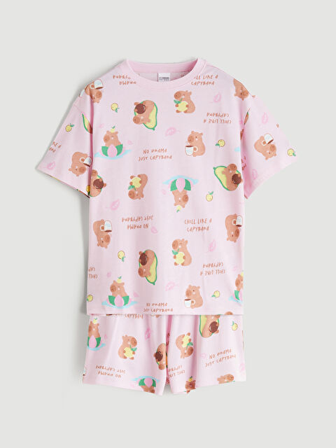 LCW Kids Қысқа пижама жинағы - S66883Z4-LSZ