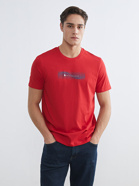 LCWAIKIKI Classic Man RED T-Shirt - S66900Z8-HPM