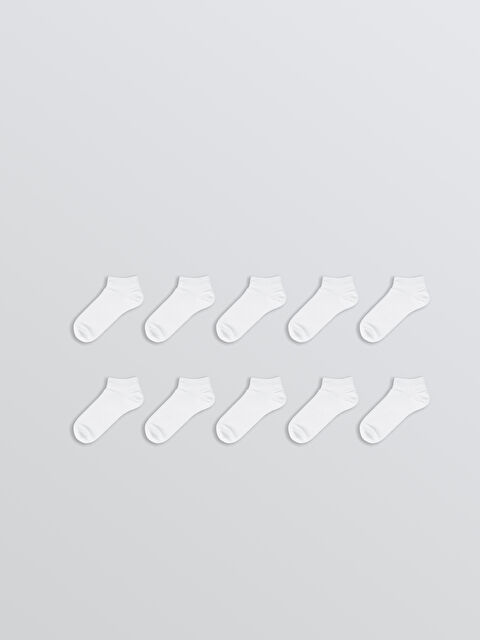 LCW Kids Kız Çocuk Patik Çorap 10'lu - S67023Z4-JYX