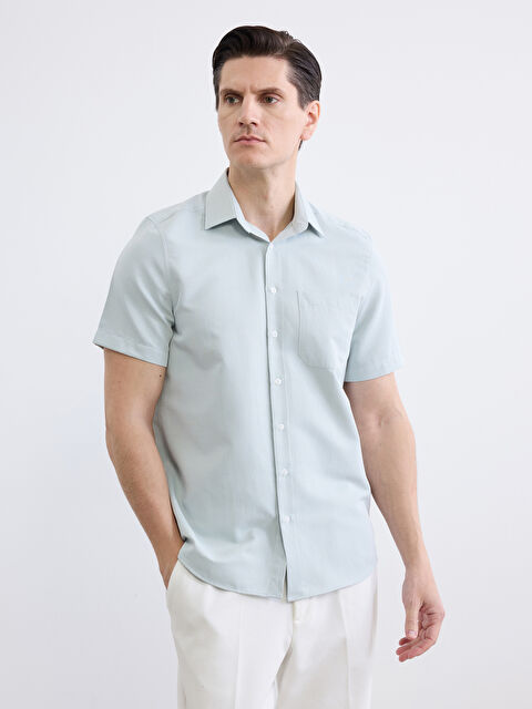 LCWAIKIKI Classic Regular Fit Desenli Erkek Gömlek - S67040Z8-S81