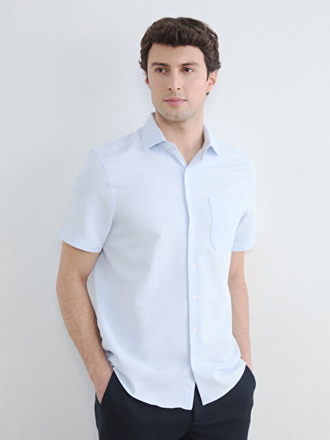 LCWAIKIKI Classic Regular Fit Desenli Erkek Gömlek - S67040Z8-CSV