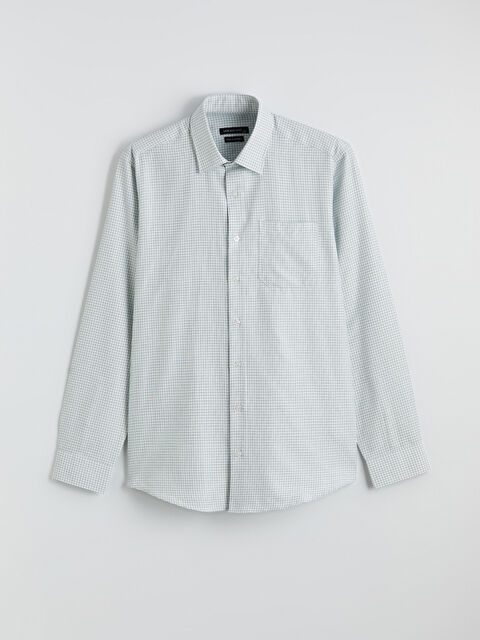 LCWAIKIKI Classic Ekose Desenli Regular Fit Erkek Gömlek - S67043Z8-LME