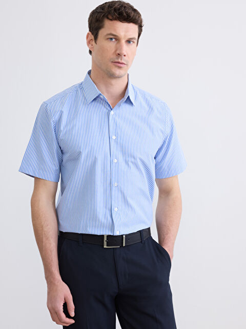 LCW BUSINESS Риза с редовна кройка на райета за мъже