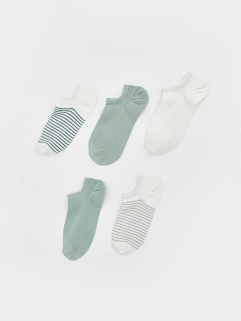 LCW DREAM Çizgili Kadın Patik Çorap 5'li - S67052Z8-FDU
