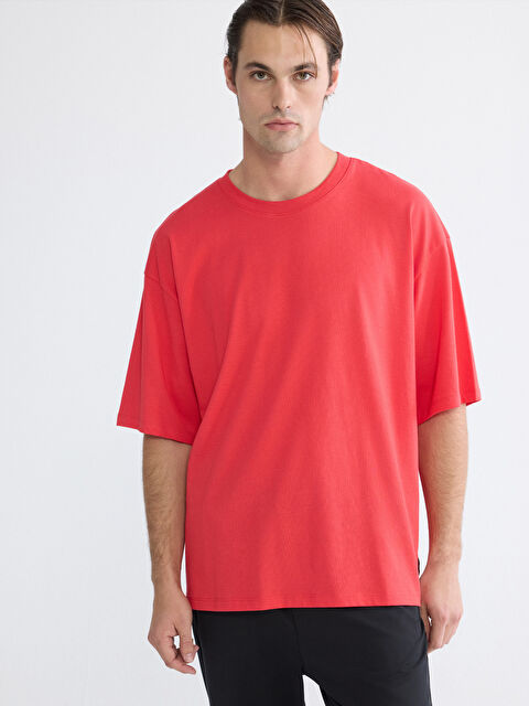 XSIDE ACTIVE Bisiklet Yaka Erkek Spor Tişört - S67056Z8-97I