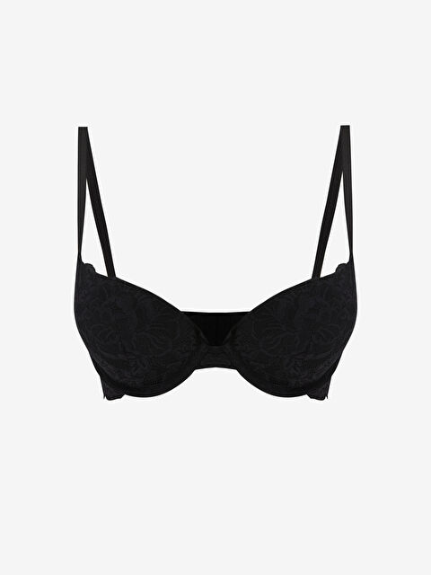 LCW DREAM Balenli Dolgulu Dantelli Tişört Sütyen	 - S67069Z8-CVL