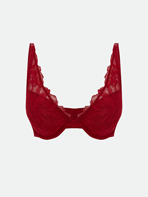 LCW DREAM Balenli Dolgusuz Dantelli Tişört Sütyen - S67070Z8-HMS