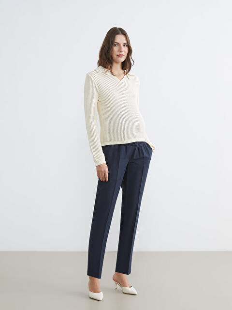 LCW Comfort Pantaloni Femei Croială Carrot cu Talie Elastică